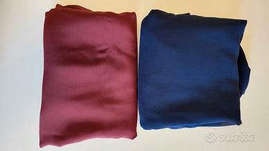 n.2 stoffe tipo chiffon