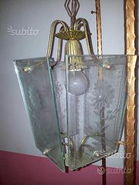 Lampadario anni '50 vintage