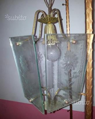 Lampadario anni '50 vintage