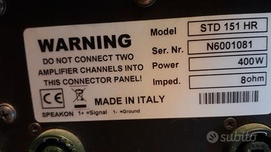 Cassa per basso markbass