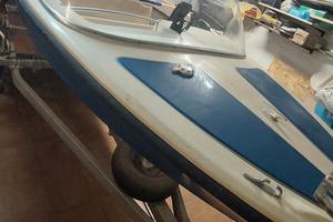 Barca 4,5 metri con motore 40cavalli Mercury 