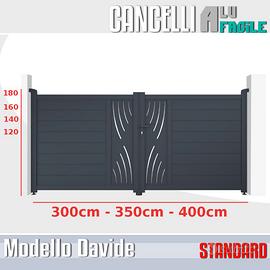 Cancello cancelletto battente porta alluminio