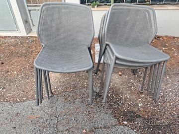 sedie da giardino totale 11