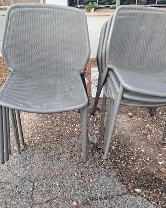 sedie da giardino totale 11