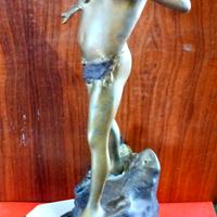 statuetta Il Pescatorello - bronzo