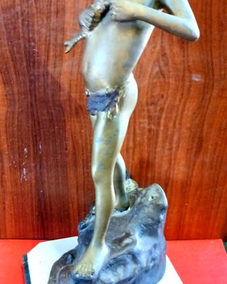 statuetta Il Pescatorello - bronzo