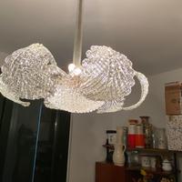 lampadario vetro di murano vintage