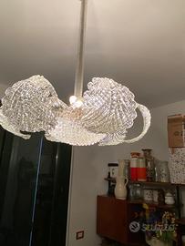 lampadario vetro di murano vintage