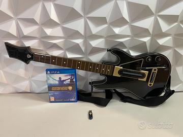 Guitar Hero Live PS4 completo chitarra ricevitore