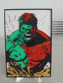 quadretto Hulk