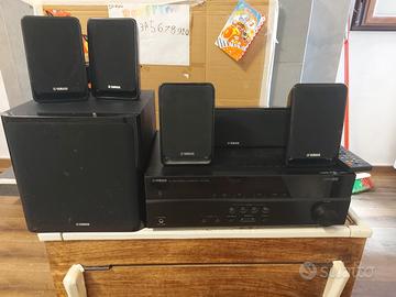 impianto dolby surround 5.1 yamaha