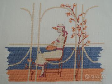 Olga Al Mare Ricamo A MANO PUNTO CROCE