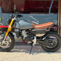 Fantic Caballero 125 scrambler deluxe grigio my25