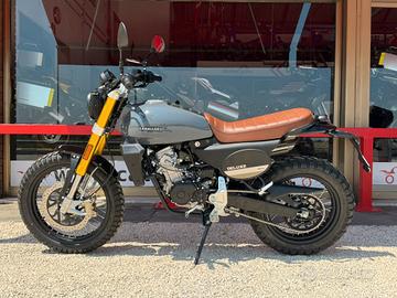 Fantic Caballero 125 scrambler deluxe grigio my25