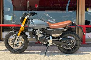 Fantic Caballero 125 scrambler deluxe grigio my25