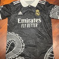 Maglia da calcio Taglia S Drago Real Madrid Nera