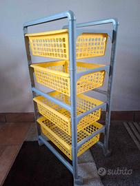 Carrello a 4 cestelli GioStyle