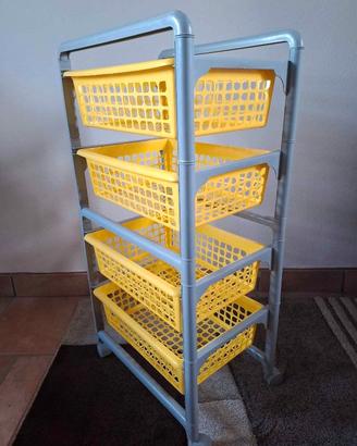 Carrello a 4 cestelli GioStyle