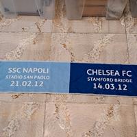 SSC Napoli - Chelsea Fc - Sciarpa Originale Uffici