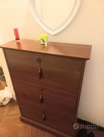 Scarpiera marrone slim