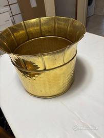 Porta vaso in ottone