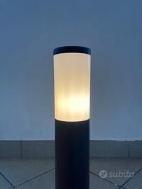 Lampada terra palo alluminio marrone H.50 IP65