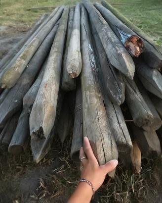 pali di legno 