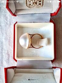 Anello con perla