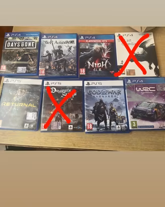 Giochi ps4 e ps5