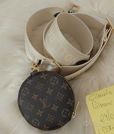 tracolla Vuitton con portamonete round