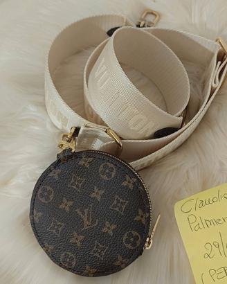 tracolla Vuitton con portamonete round