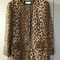 Giacca maculata lana e seta