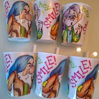 Set 6 Bicchieri Sette Nani plastica