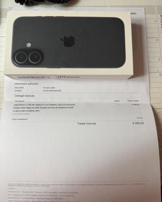 Iphone 17 nero Nuovo