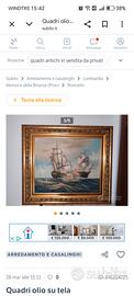 Quadro olio su tela
