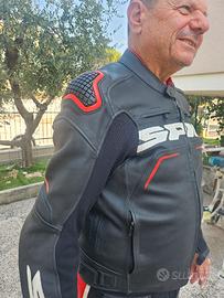 tuta in pelle Spidi spezzata