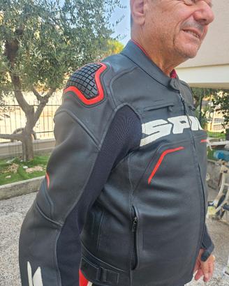 tuta in pelle Spidi spezzata