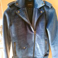 Chiodo in velluto foderato Monki