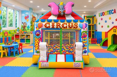 Vasca per palline gonfiabile per aree gioco bimbi