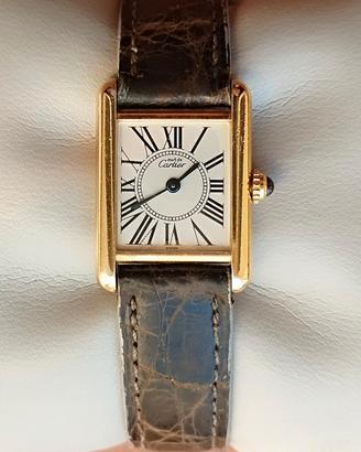 Cartier Vermail tank da donna.