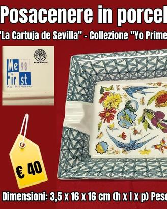 Posacenere in Porcellana Collezione "Yo Primero"