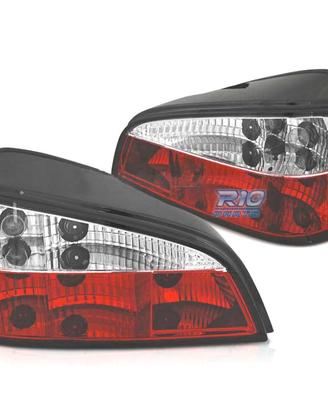 FANALI PEUGEOT 106 96-03 ROSSO BIANCO