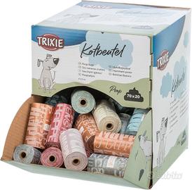 Confezione da 70 rotoli di sacchetti igienici cani