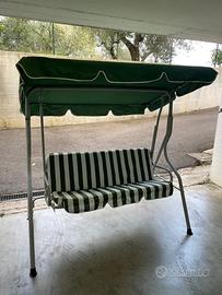 Dondolo da giardino 3 posti
