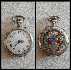 Orologio a corda tasca antico svizzero Funzionante