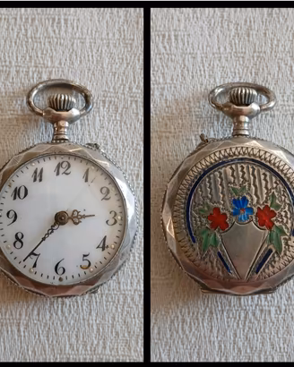 Orologio a corda tasca antico svizzero Funzionante