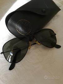 occhiali da sole  ray ban aviatore made usa