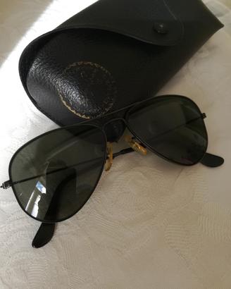 occhiali da sole  ray ban aviatore made usa