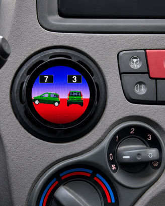 P110 Orologio inclinometro voltmetr Fiat Panda 169