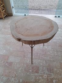 tavolini da salotto in cedro del libano naturale 